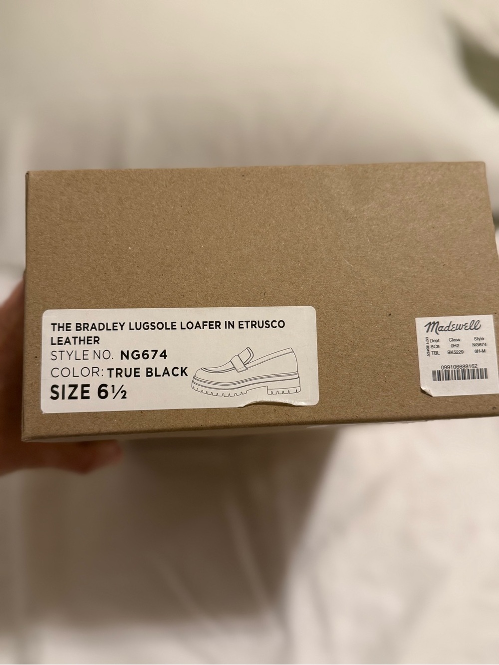 Madewell The Bradley Lugsole Loafer in True Black - Picture 2 of 9